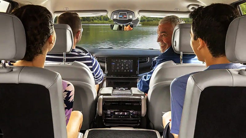 Family has seating in Jeep Wagoneer
