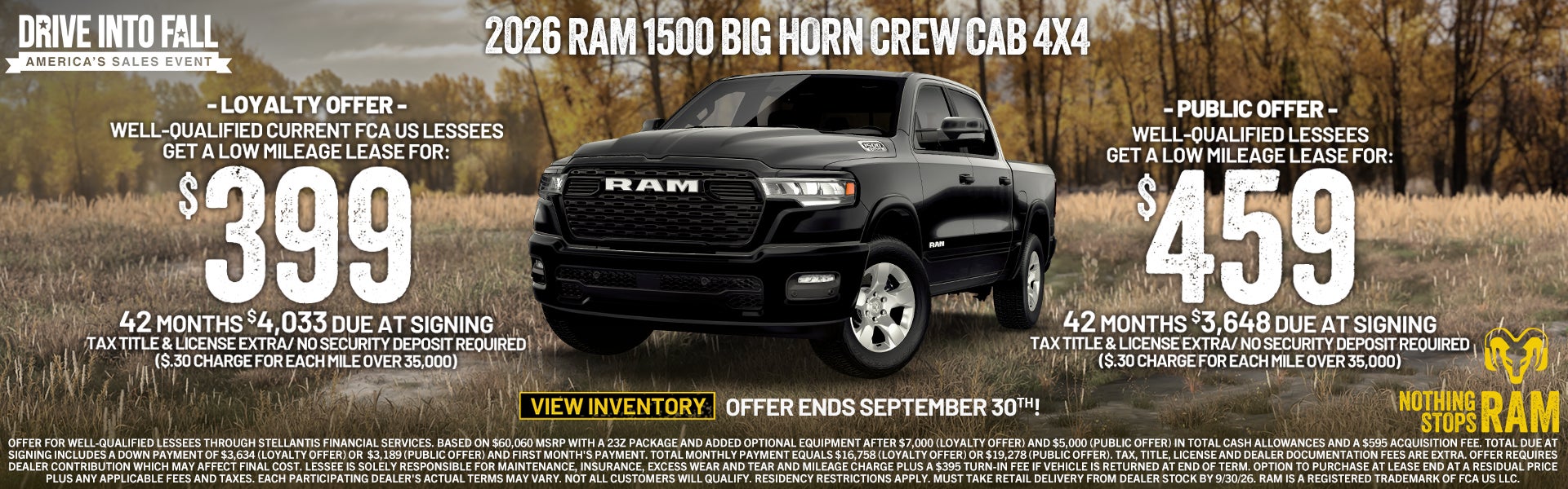 2026 RAM 1500 BIG HORN CREW CAB
