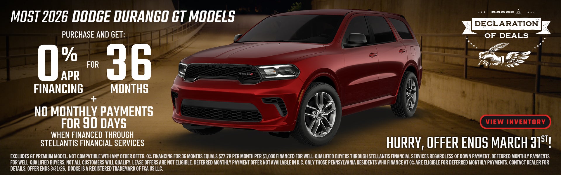 2026 Dodge Durango GT