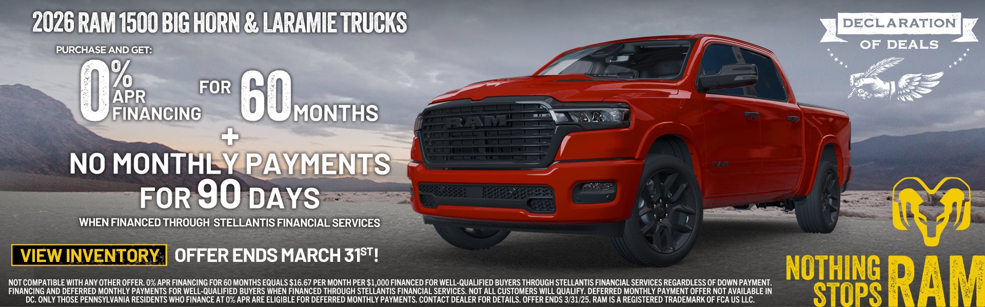 2026 RAM 1500 Big Horn& Laramie Trucks