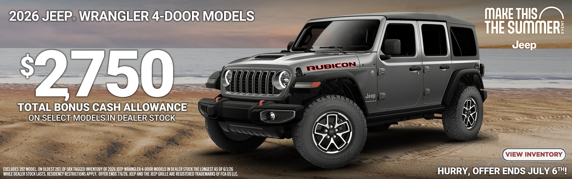 2026 Jeep WRANGLER 4-DOOR
