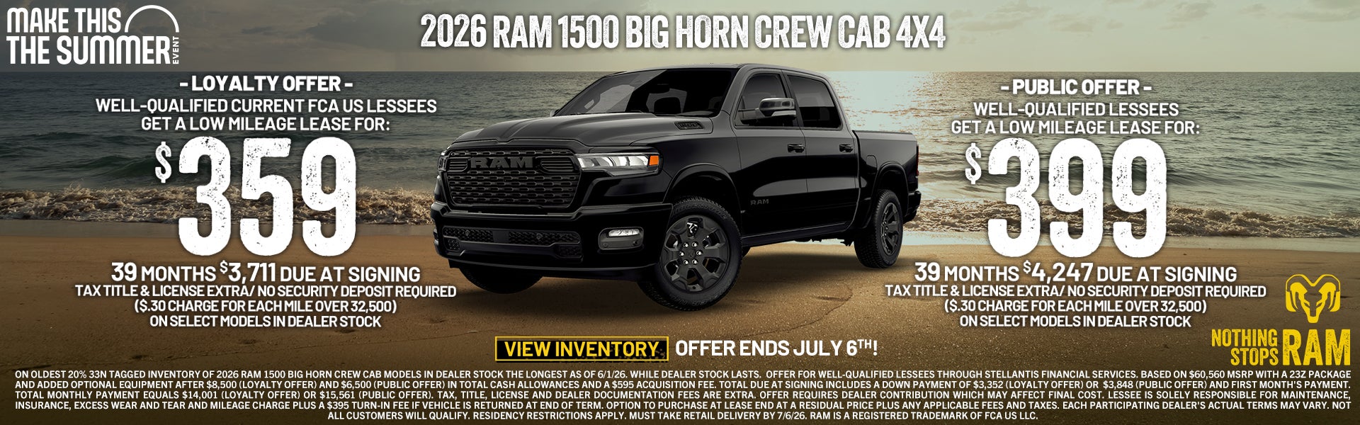 2026 RAM 1500 BIG HORN CREW